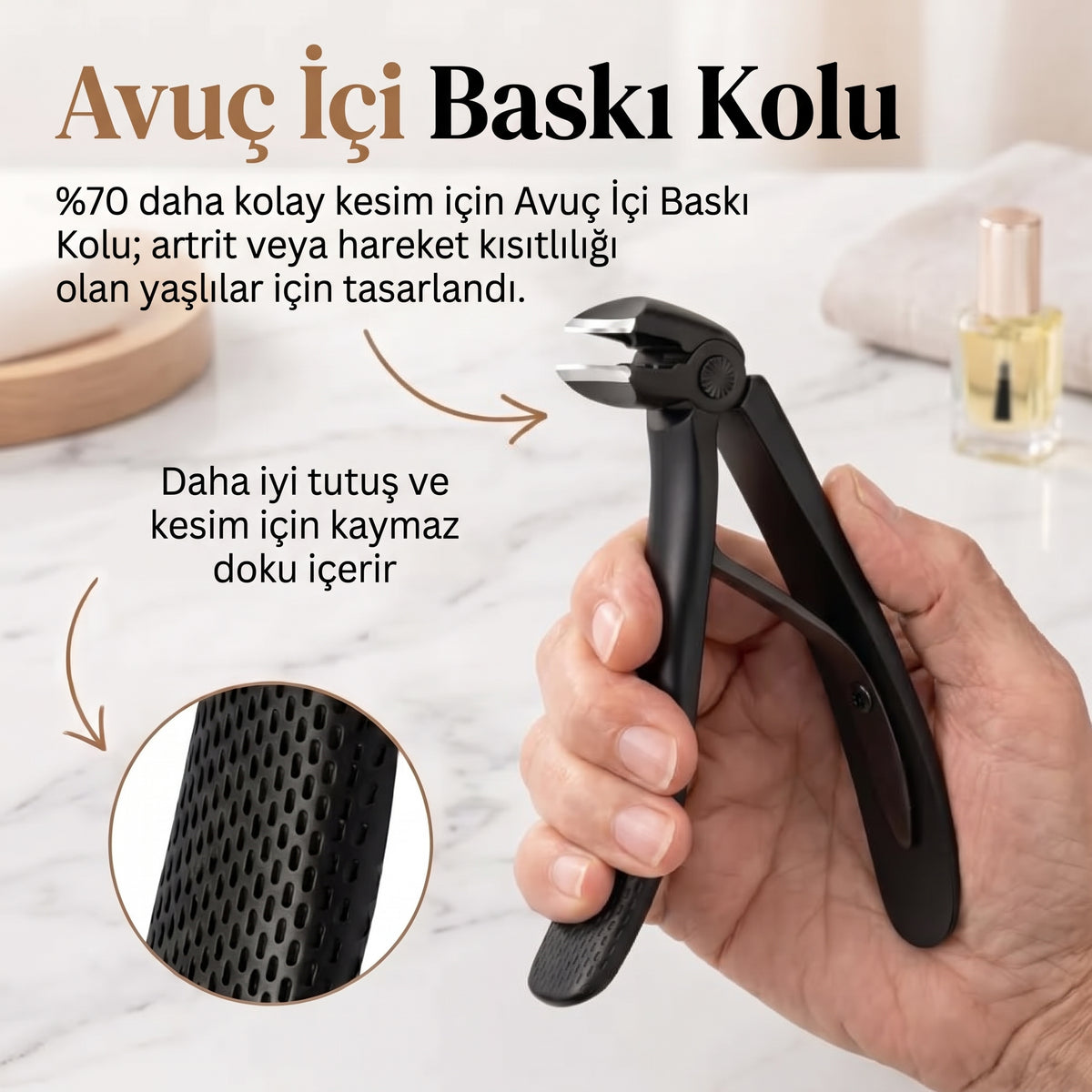 Mesorto™ Kalın ve Sert Tırnaklara Özel Çelik Makas