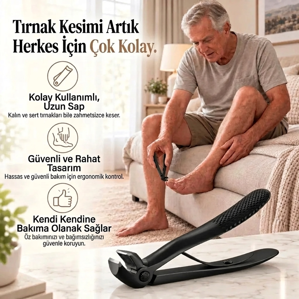 Mesorto™ Kalın ve Sert Tırnaklara Özel Çelik Makas