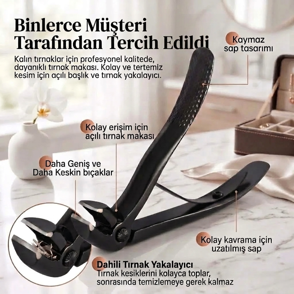 Mesorto™ Kalın ve Sert Tırnaklara Özel Çelik Makas